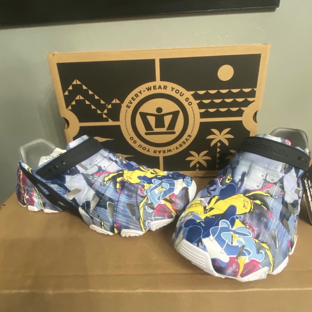 Crosskix 2.0 Graffiti B Hybrid Water Shoes Mens 12 Multi Color SCH2-US12 NEW